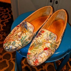 Aerosoles slip on brocade loafer